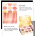 Yeweian Glitter Matte Orange Pink Eyeshadow Palette - 12 Colors Shimmer High Pigmented Makeup, Waterproof & Long-Lasting for Women - Buy Online on SooperMarket.com