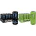 Monster Energy Zero Sugar 12x500 ml one-way can with a classic energy taste and zero sugar & ultra paradise 12x500 ml disposable can zero sugar and zero calories bundle with ultra paradise