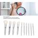 Powder Brush 10 Pieces Ergonomic Professional Makeup Brush Set Soft Skin-Friendly for Party and Daily Life - Buy Online on SooperMarket.com