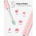 7am2m Sonic Electric Toothbrush - 6 Brush Heads, 90-Day Charge, 5 Modes, Smart Timer - Light Pink - Buy Online on SooperMarket.com