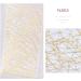 8 Sheet Gold Silver Nail Art Stickers Glitter Metallic Chains Wave Stripe Lines Stars Nail Sticker Self-adhesive Striping Tape for Nail Lovers - Buy Online on SooperMarket.com