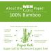 WBM Ultra Soft Bamboo Toilet Paper 20 Mega Rolls 20 60 Regular Rolls 3 Ply Bath Tissue 20 Count - Buy Online on SooperMarket.com
