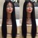 Buy Fashion European & American Long Straight Wigs | High Temperature Silk Liu Haizhong Style in Black Brown & Light Brown - Buy Online on SooperMarket.com