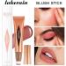 Natural Face Liquid Blusher Cream Cheek Eye Tint Peach Multi-use Makeup Cosmetic Cheek Makeup Stick Brighten Contouring A8G5 05 Contouring 12ml - Buy Online on SooperMarket.com