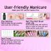 Lofuanna 4PCS Poly Gel Nail Kit - 15ML 4 Colors Builder Gel Starter Kit for Professional Technicians - French Kit 3-Nail Set - Buy Online on SooperMarket.com