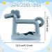 Sratte 3 Pack Silicone Baby Teething Toys for Babies 0-6 Months - Anti-Drop Hand Teether Set for Sucking Needs - Less Dust Baby Chew Toy - Perfect Baby Gift - Buy Online on SooperMarket.com