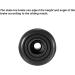 Patikil Roller Skate Toe Stops - Black Rubber Brake Stoppers with Screwdriver | Shop Now - Buy Online on SooperMarket.com
