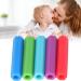 Alomejor Silicone Baby Teething Toys - 5PCS Safe & Colorful Teething Rings | Ideal Baby Gift for Healthy Teething Relief - Buy Online on SooperMarket.com