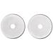 Fiskars 95417097J Straight Rotary Replacement Blades, 28mm, 2 Pack,stainless steel