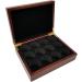 Davinci Mahogany Golf Ball Box - Solid Wood, Holds 12 Balls (Balls Not Included) - Buy Online on SooperMarket.com