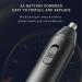 Portable Waterproof Ear & Nose Hair Trimmer - 360 Rotating Easy Cleansing Snap-fit Switch | Perfect for Home Grooming (Black - Buy Online on SooperMarket.com