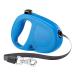 Ferplast dog leash flippy one roller leash medium -sized dogs up to 25 kg.Extendable belt strap max. 5 m. Single button for locking and unlocking light blue max 25 kg - 5 m belt blue