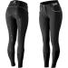 HORZE Nordic Performance Sporty Silicone Grip Full Seat Equestrian Horseback Riding Pants Breeches Black 22 - Buy Online on SooperMarket.com