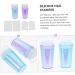 AOKWAWALIY 2 Sets Nail Stamp Nail Kits Girl Nail Art Printing Accessory Nail Art Stencils Nail Accessories Nail Pattern Printing Stamper Silica Gel Scraping Board Fully Transparent 6.5X3X3CM Purple Blue - Buy Online on SooperMarket.com
