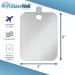 Shave Well Anti-Fog Shower Mirror for Office, Gym & School Lockers | Fogless Bathroom Mirror with Handheld Option | Hanging Shower Mirror - Buy Online on SooperMarket.com