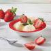 Ornamin Tilt-Trick Bowl 15.5 cm - White Melamine Eating Aid with Anti-Slip Design & Raised Edge for Independent Eating - Buy Online on SooperMarket.com