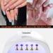 Acrylic Nail Display Stand Set with Magnetic Practice Holder - Gold & Silver | Nail Stand for Press on Nails - Salon & DIY Christmas Gift - Buy Online on SooperMarket.com