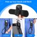 Leather Stethoscope Holder Hip Clip - Black Holster with Inner Pocket & Velcro for Doctors Nurses EMTs | Buy Online - Buy Online on SooperMarket.com