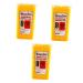 Solustre 3 StK disposal blade container container for sharp razor Renaissance accessories one-way ethic for razor disposal of sharp objects Small trash storage travel yellowx3st 15.4x9.5cmx3pcs