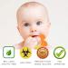 BPA Free Silicone Baby Teething Toys - 6 Pack | Freezer Safe & Organic Infant Teethers for Natural Brain Development - Buy Online on SooperMarket.com