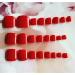 RODAKY Glossy Red Press On Toe Nails - 24PCS False Toe Nail Set for Women - Buy Online on SooperMarket.com
