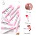 NOLITOY 60 Pcs Silicone Lip Brush Set | Lipstick Applicator & Lip Mask Tool for Flawless Makeup - Buy Online on SooperMarket.com