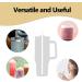 4Pcs Replacement Straws Reusable Straws for Stanley Water Bottles Compatible 30oz 20oz 14oz Tumbler with Cleaning Brush Plastic(Clear) - Buy Online on SooperMarket.com