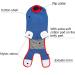 Emwel Dog Recovery Suit Recovery Shirt Abdominal Wound Protector for Large Dogs Puppy Medical Surgical Clothes blue L - Buy Online on SooperMarket.com
