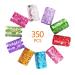 350 pcs. 7 colors Dreadlocks Dreadlocks Metal Hair Dreadlocks Metal Haarchettes adjustable robust metal hair cuffs braid braids from hair accessories