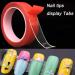 40pc Clear Stiletto Nail Swatches Display Kit with 50pc Stand Holder and 3m Fake Nail Sticker Tape - Nail Art Practice Set - Buy Online on SooperMarket.com