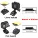Quotre Camera Helmet Bracket Kit - Universal 3-Way Swivel Accessory for Action Cameras - Compatible with Insta 360 & GoPro Hero - Buy Online on SooperMarket.com