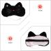 minkissy 1 Set Heating Mask Crystal Velvet Eyes Sun Shade 3D Black 20x12cm - Buy Online on SooperMarket.com