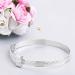 Classic Sterling Silver Baby Bangle - Ideal for Christening, Birthday, Baby Shower - Adjustable Expander Bracelet Gift - Buy Online on SooperMarket.com