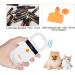 Tera Pet Microchip Reader Scanner RFID w/ OLED Display - Rechargeable & Portable - Supports EMID FDX-B - For Dog, Cat, Pig - Orange - Buy Online on SooperMarket.com