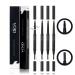 VOID Homme Beard Pencil Filler (Grey Set of 4) Instant Beard Filler Pen for Thicker Beard Mens Beard Filling Pen Kit VOID Beard Filler Pen for Beard Thickener and Waterproof Beard Filler Kit