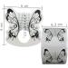 500 Pieces FO-72 Nail Stencils - Self-Adhesive Foil Modelling for Artificial Fingernails | International Shipping Available - Buy Online on SooperMarket.com