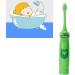 Joyzan Electric Toothbrush for Kids - Waterproof Cartoon Patterns Battery-Operated Interactive Tooth Cleaning Brush - Ideal Gift for Children (Green) - Buy Online on SooperMarket.com