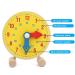Wooden Clock Toy for Kids | Toddler Learning Time Model | Educational Toy for Children 3+ - Buy Online on SooperMarket.com