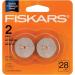 Fiskars 28mm Rotary Replacement Blades - 2 Pack | Stainless Steel - Buy Online on SooperMarket.com