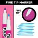 Tulip Permanent Fabric Markers 20 Pack - Nontoxic & Multicolor - Buy Online on SooperMarket.com