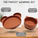 Little Tots 8 Piece Baby Weaning Set | Silicone Suction Plate, Bowl, Bib, Sippy Cup, Straw, Toddler Spoon & Fork, Cutlery | Apricot Orange - Buy Online on SooperMarket.com
