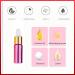 Tianzd 6 Pack 5ml Chrome Pink Drip Bottles with Glass Pipette - Perfect for Perfume & Essential Oils - Buy Online on SooperMarket.com