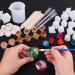 Shynek Resin Dice Molds Set - 19 Polyhedral Styles with Silicone Mold, Tools, and Paints for Epoxy Resin Dice Making - Buy Online on SooperMarket.com