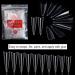 Shop No Lifting 1200PC C Curved Long Stiletto False Nails | 10 Sizes Half Cover Acrylic French Nail Tips for Nail Art & DIY Decor - Clear - Buy Online on SooperMarket.com