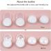 Artdone Chrome Nail Powder Kit - Metallic Mirror Effect Pigment for Gel Polish Nail Art - 4pcs White Chrome Powder Set - Buy Online on SooperMarket.com