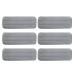 Mop for Deerma TB500 TB800 for Xiaomi for Mijia Water Spray Mop 360 Rotating Cloth Head Wooden Carbon Fiber Cloth (Color : 6 PCS)