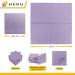 HEKU 100 Single-Colored Napkins - 3-Layer 33x33cm | Stylish & Highly Absorbent - 5-Pack for Events & Gastronomy | Lilac - International Shipping Available - Buy Online on SooperMarket.com