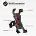 Visnfa Bike Phone Mount - Stable Cradle Clamp with 360 Rotation for iPhone Android GPS - Fits 3.5 to 6.5 inch Devices - Buy Online on SooperMarket.com
