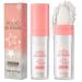 Highlighter Powder Stick  Reddhoon Polvo De Hadas Body Glitter Highlighter Makeup  High Gloss Shine Body Brighten Glitter Shimmer Sparkle Patting Powder for Face Body Hair Cosmetic (02 White)
