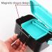Toasis Fishing Live Bait Box Worm Storage Container Plastic Case with Tweezer Blue-2pcs - Convenient Fishing Bait Organizer - Buy Online on SooperMarket.com